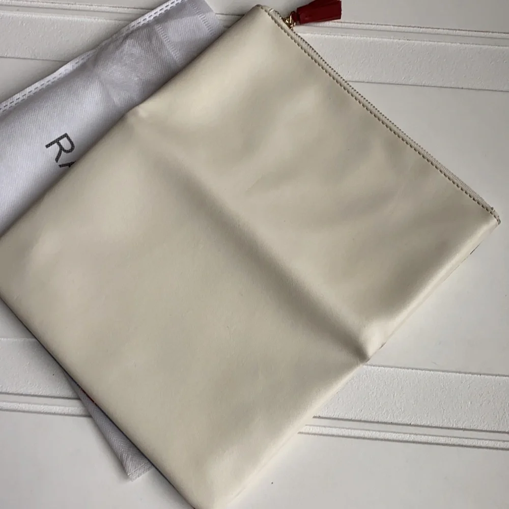 Rachel Pally Leather/Canvas Reversal‎ Clutch